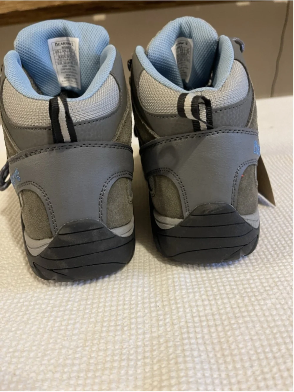 Bearpaw Women’s Corsica Waterproof Comfort Hiking Boots Charcoal Blue 11 NEW